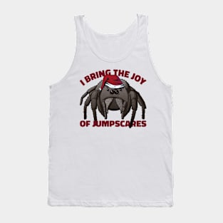 Creepy Christmas Joy Spider Tank Top